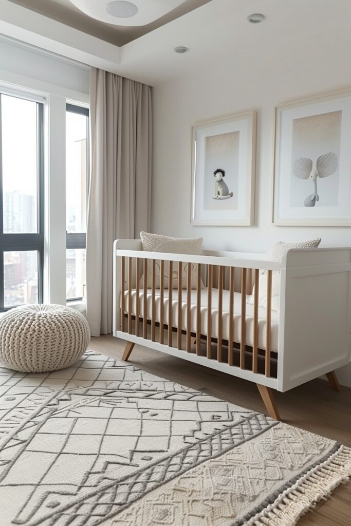 Sleek Nordic Nursery