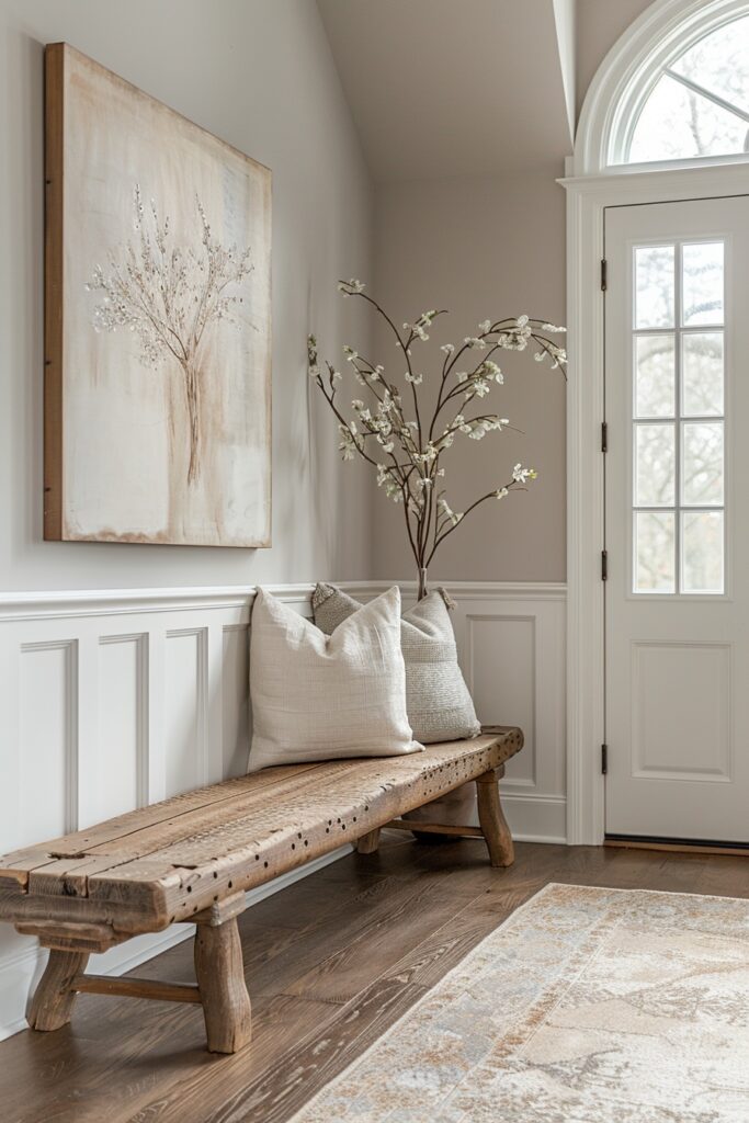 Soothing Boho Entry Nook