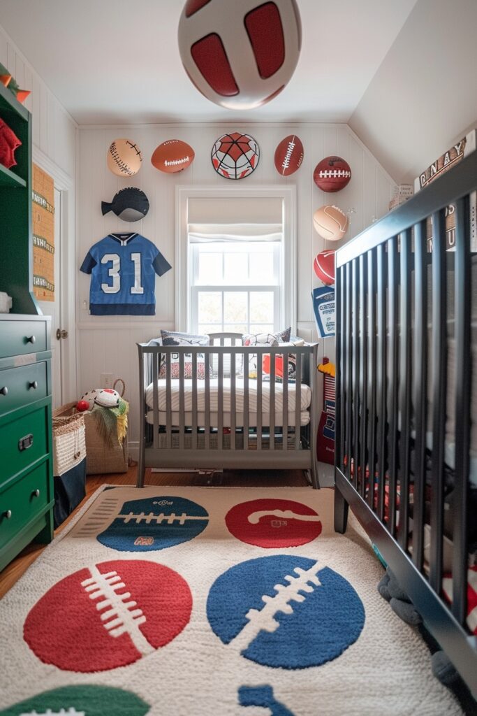 Sports-Themed Nursery