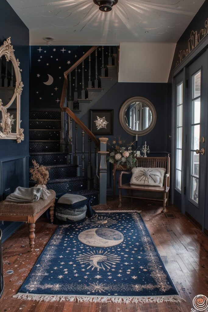 Starry Boho Entryway