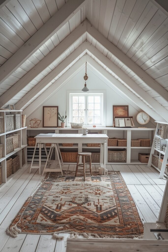 Streamlined Attic Crafting Workshop