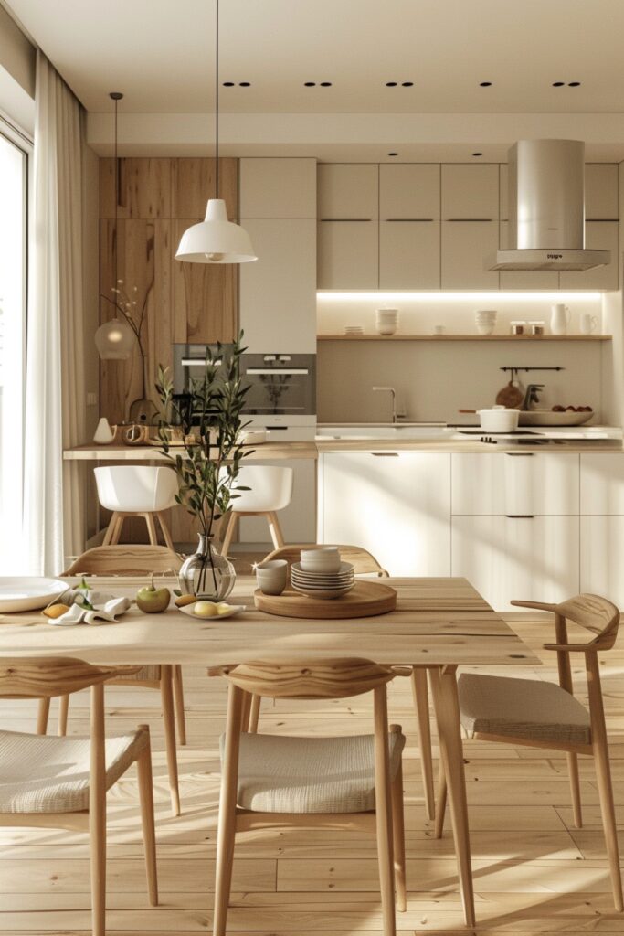 Streamlined Scandinavian Kitchen