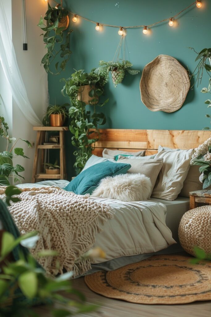 Teal Tranquility Dorm Nook