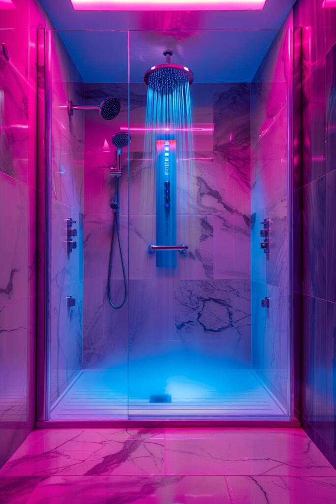 Temperature-Sensitive LED Showers