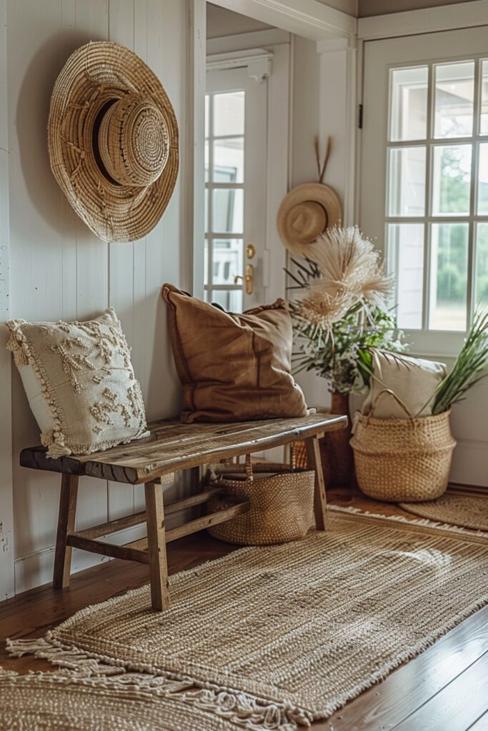 Textured Boho Entry Hall