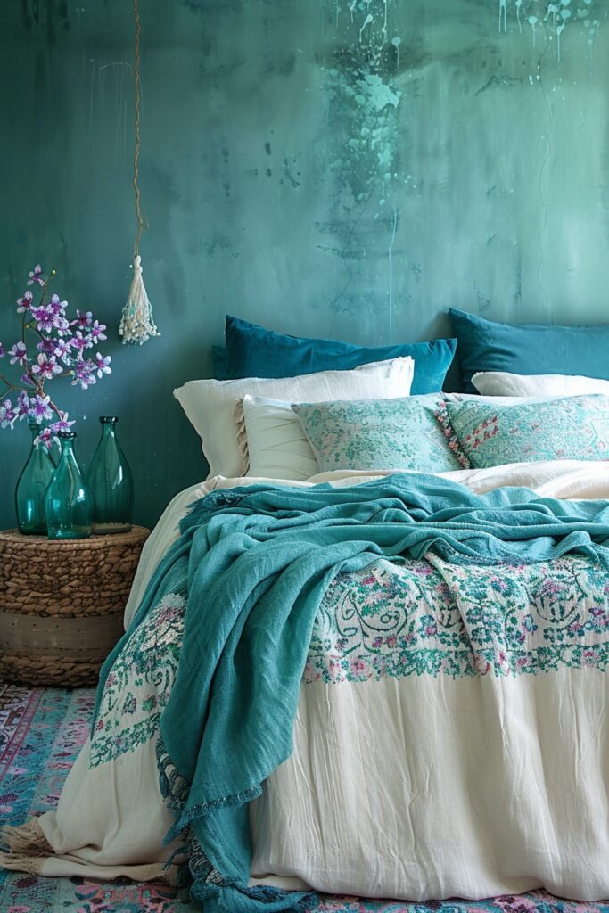 Tranquil Aqua Boho Refuge