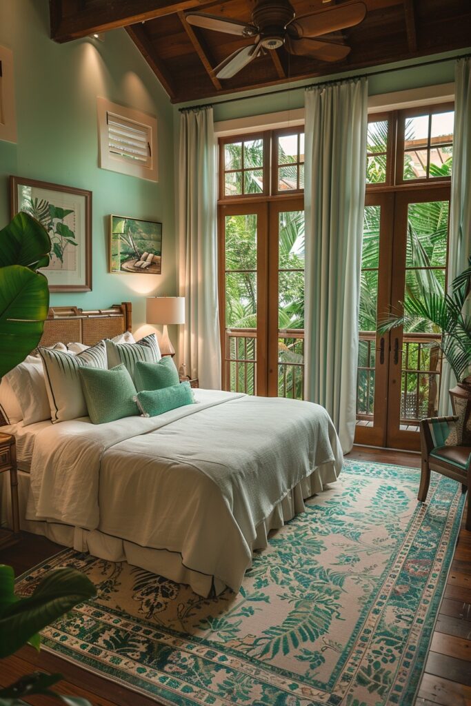 Tropical Calm Bedroom