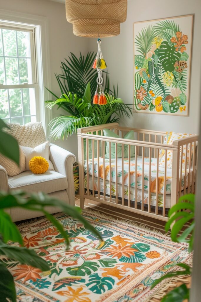 Tropical Escape Boho Nursery