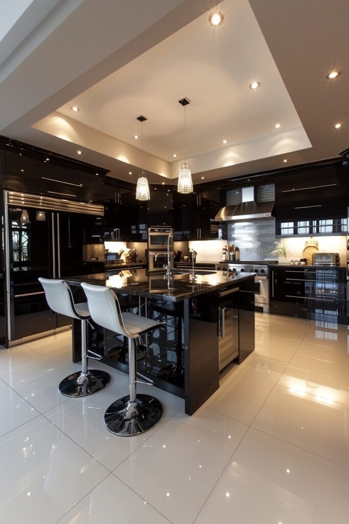 Ultra-Modern Glossy Kitchens