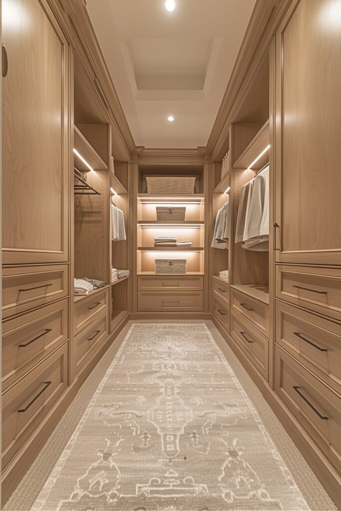 Understated Elegance Closet Area