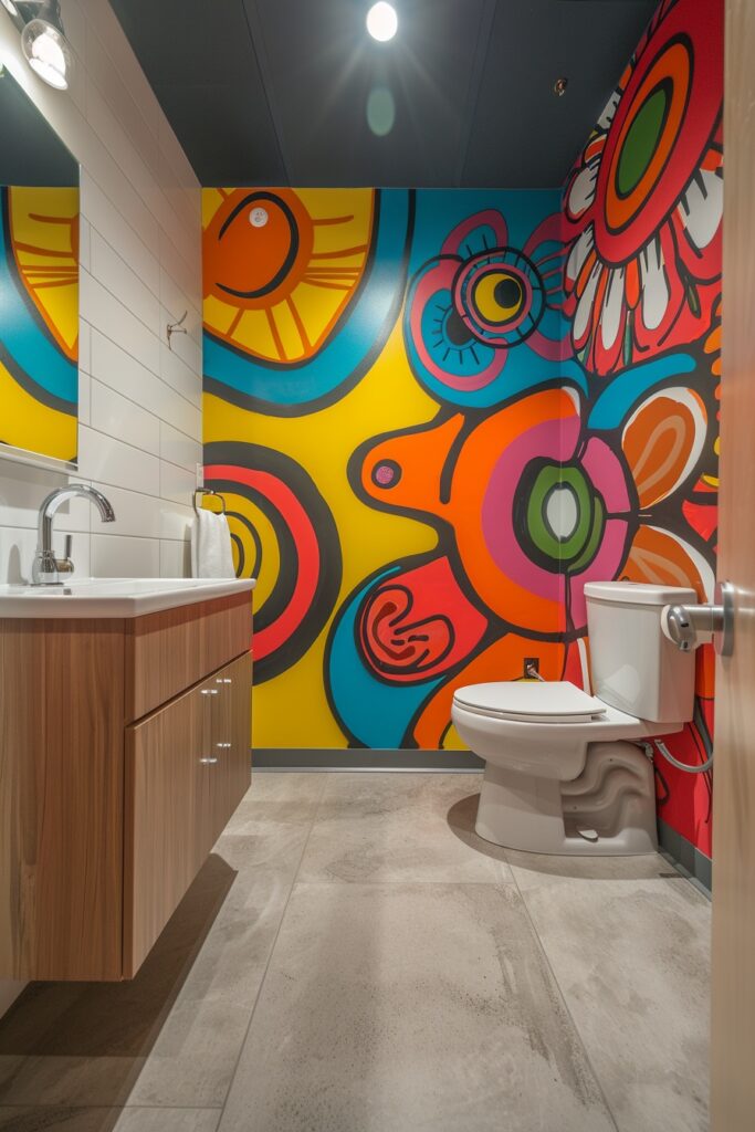 Vibrant Artistic Urban Bath