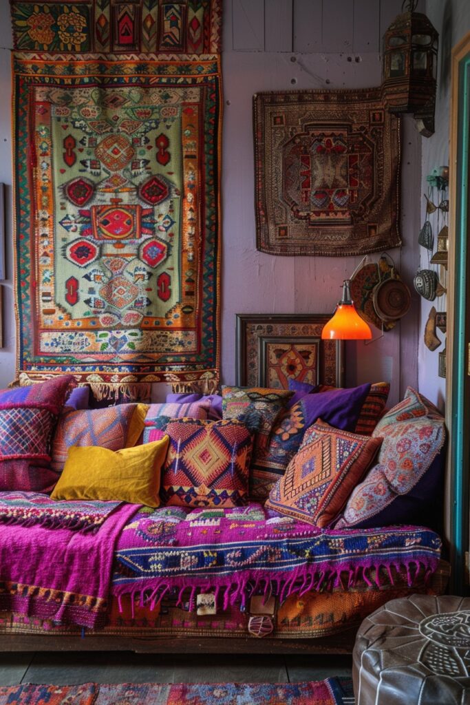 Vibrant Bohemian Bedroom