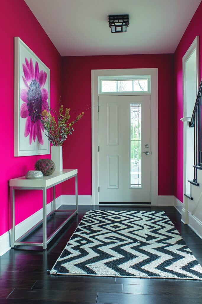 Vibrant Pink Entryways