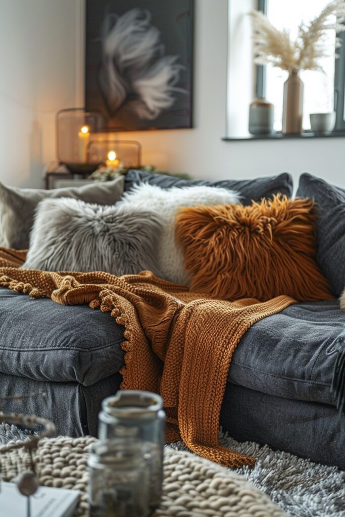 Warmth and Comfort with Grey Throws