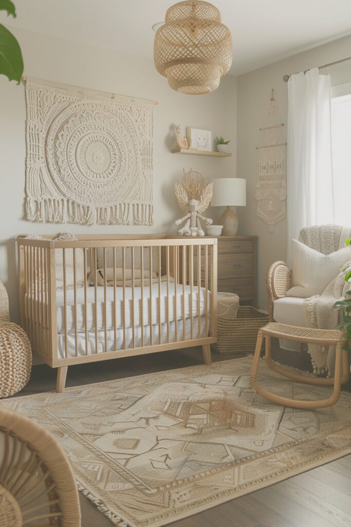 Zen Calm Boho Nursery