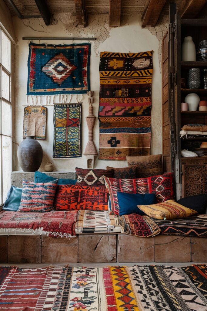 Afrohemian Rugs and Fabrics