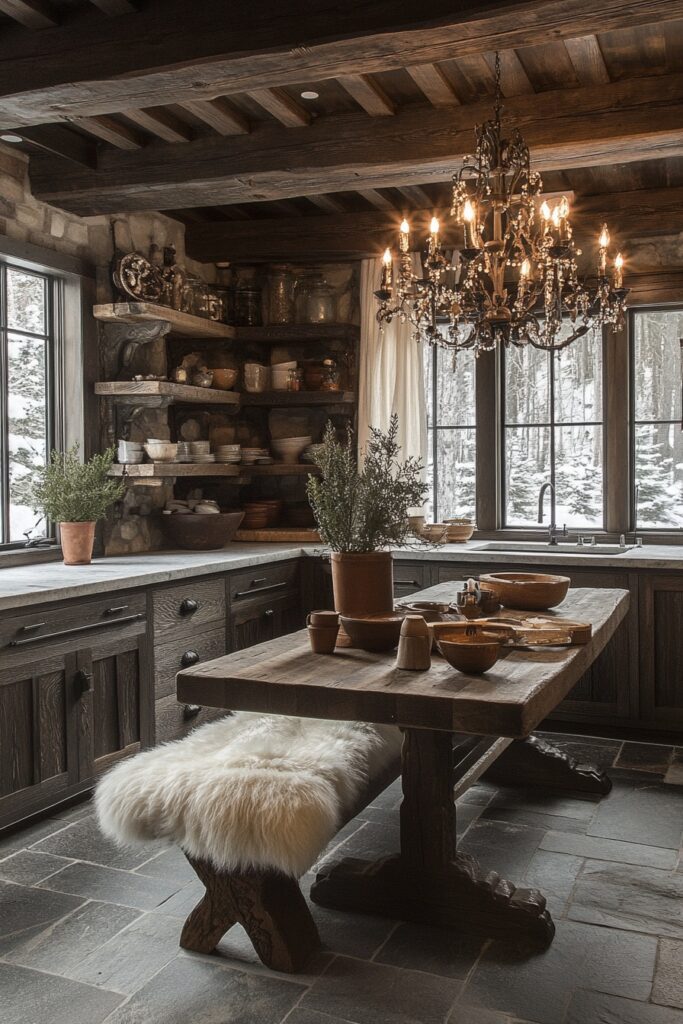 Alpine Refuge Kitchen