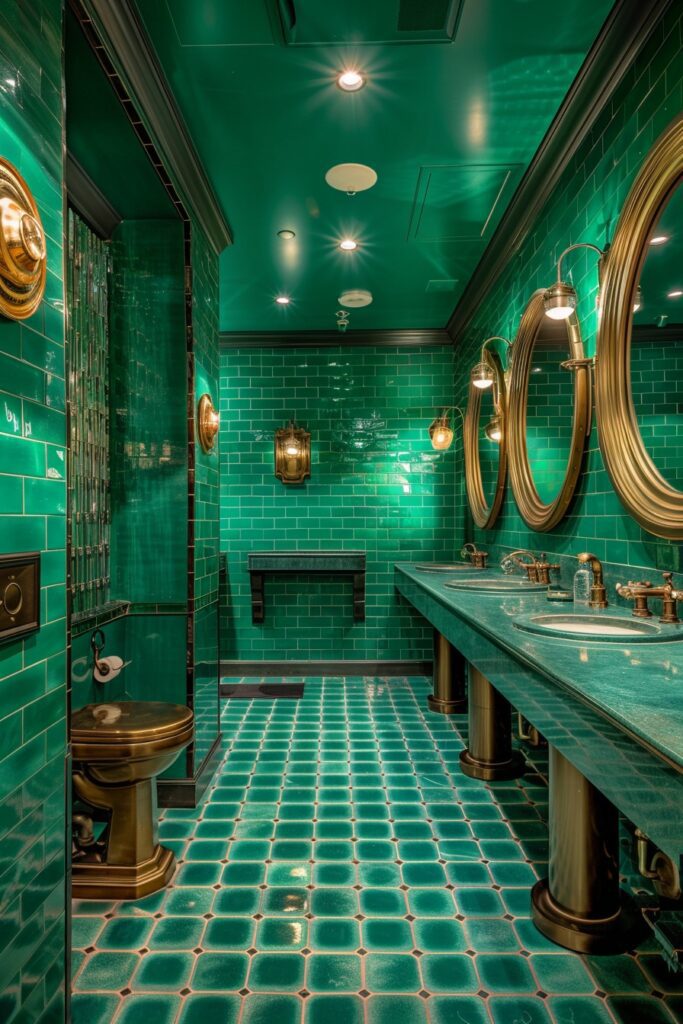 Art Deco Green Glam