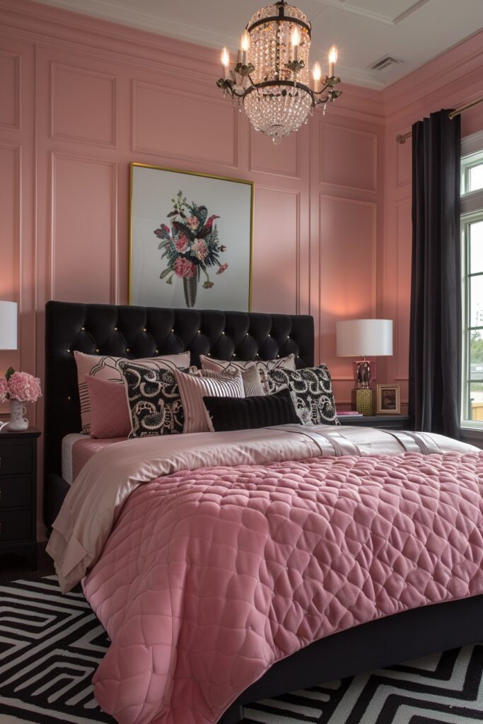 Art Deco Pink and Black Inspiration