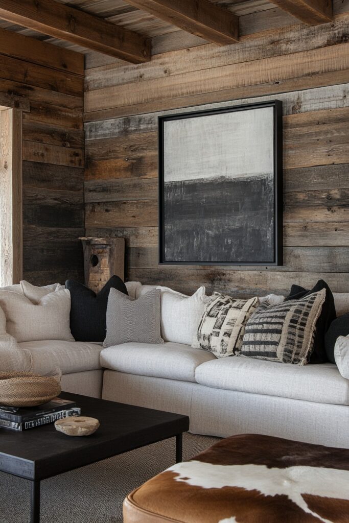 Barnwood Inspired Lounge