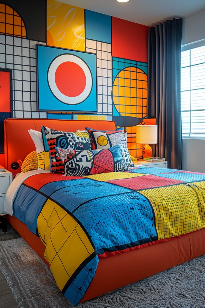 Bold Pop Art Guest Rooms