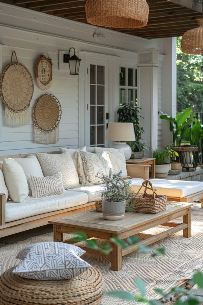 Calm Scandi Boho Patio Retreats