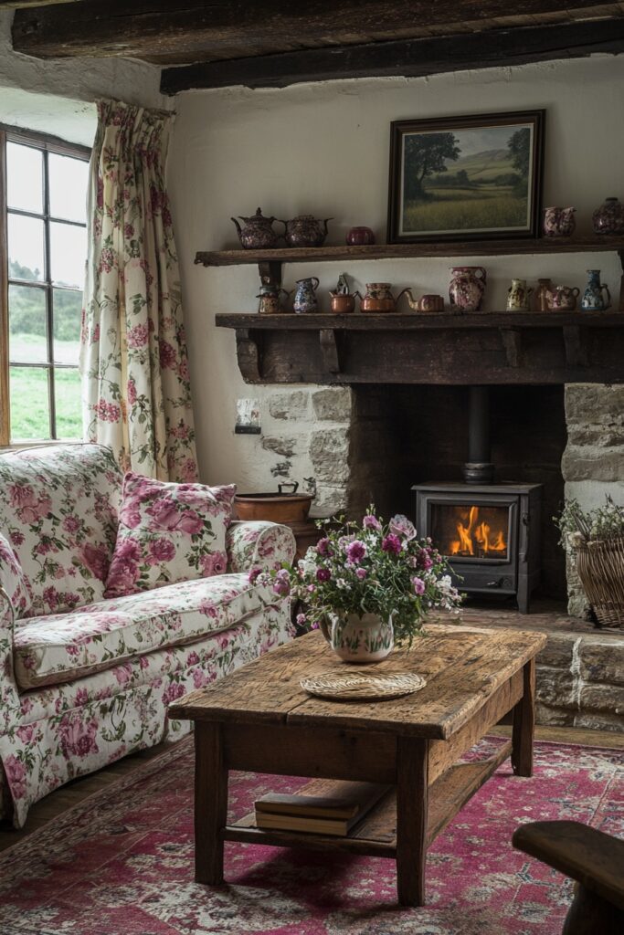 rustic living room