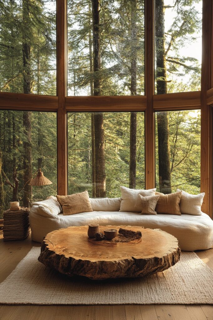 Forest Inspired Living Room