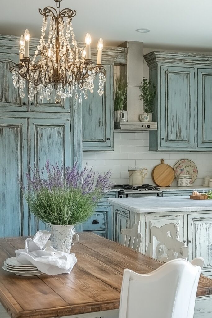 French Provincial Rustic Kitchen