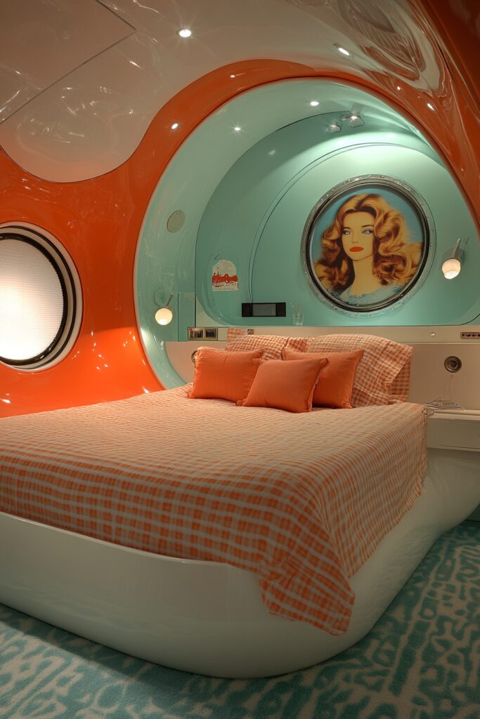 Futuristic Retro Vintage Modern Oasis