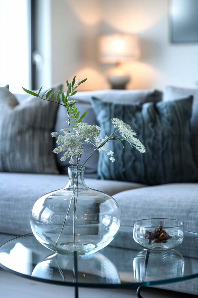 Glass and Grey Elegance