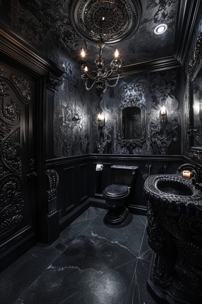 Gothic Black Opulence