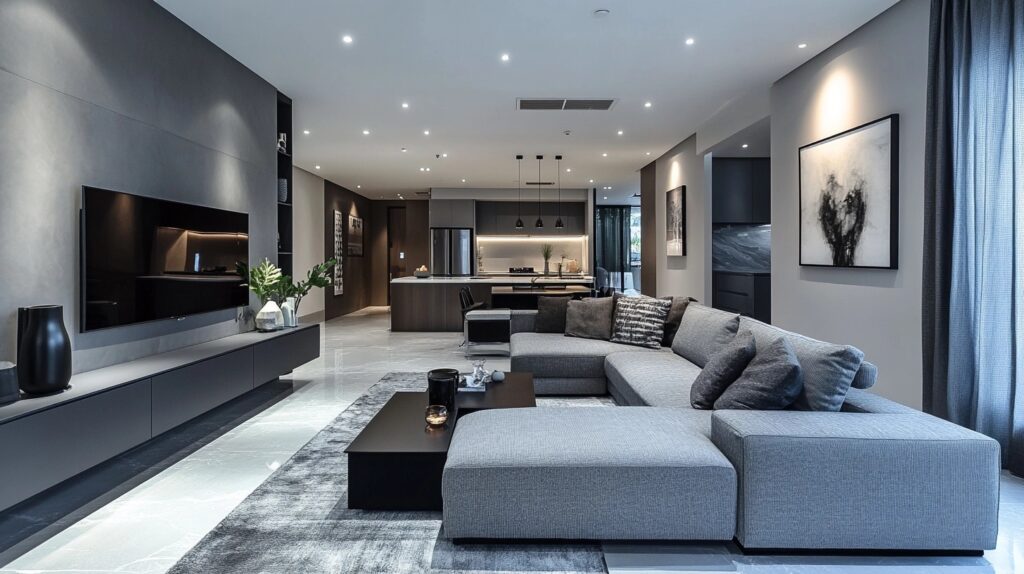 Grey Couch Living Room