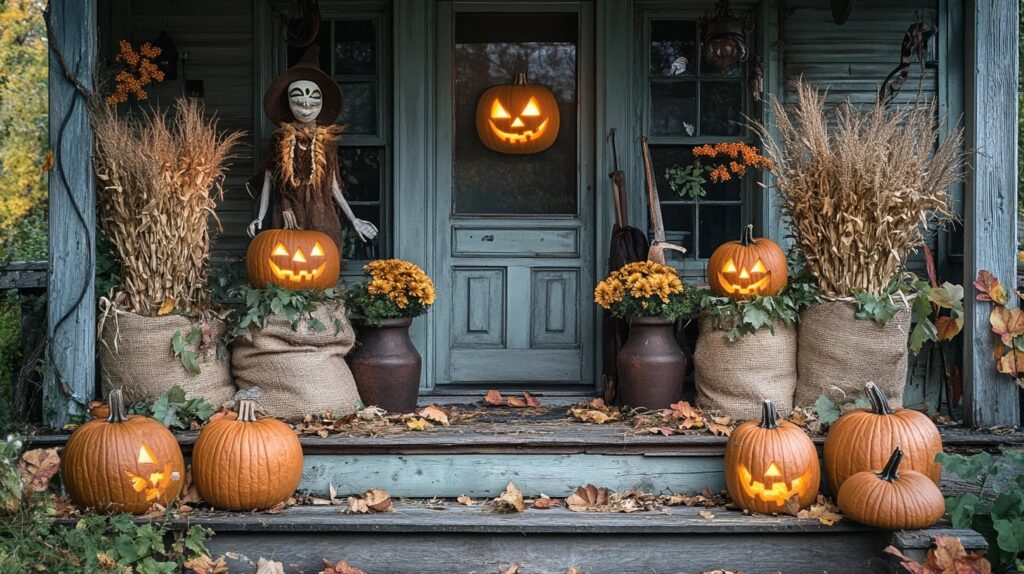 Halloween Decor Front Porch