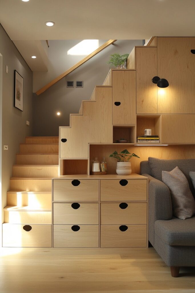 Modular Under-Stair Storage Concepts