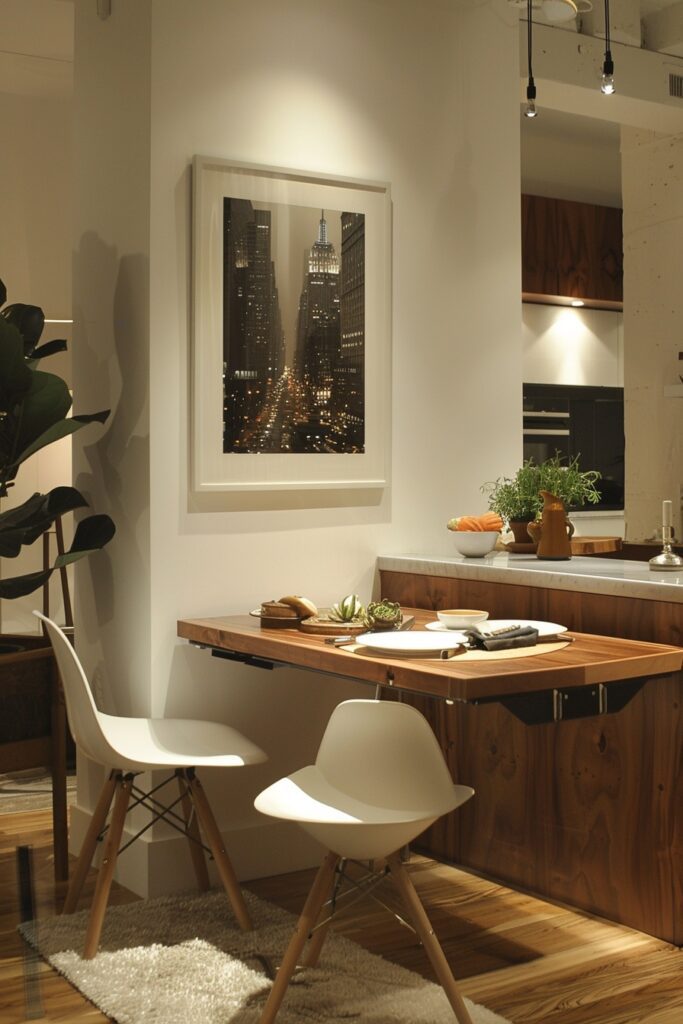 Multi-Purpose Dining Areas in Small Apartments