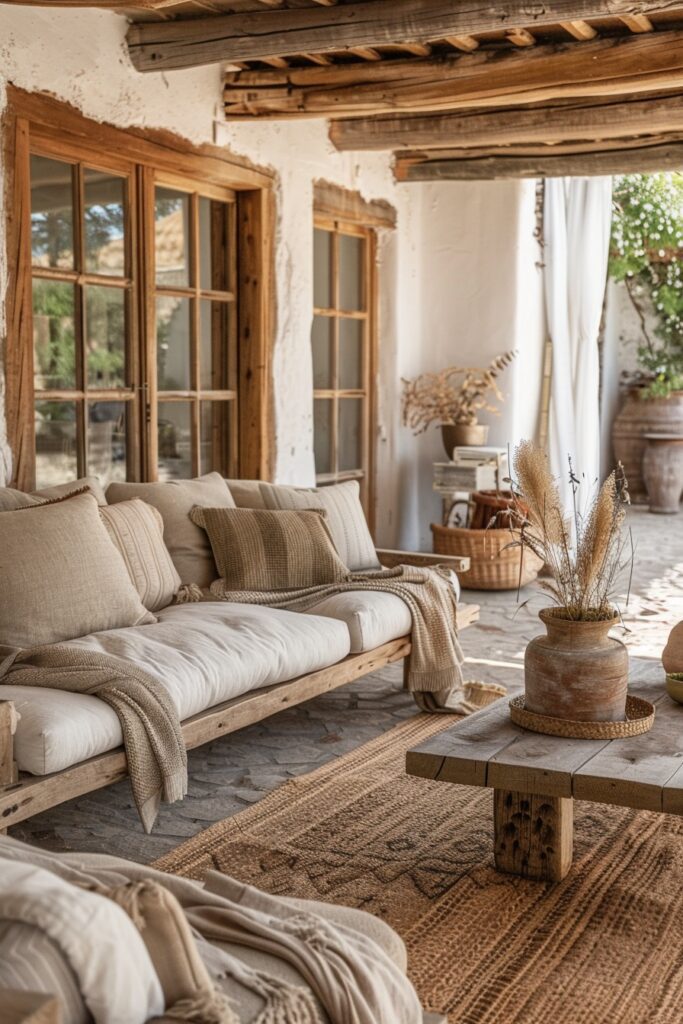 Natural Scandi Boho Patio Elements