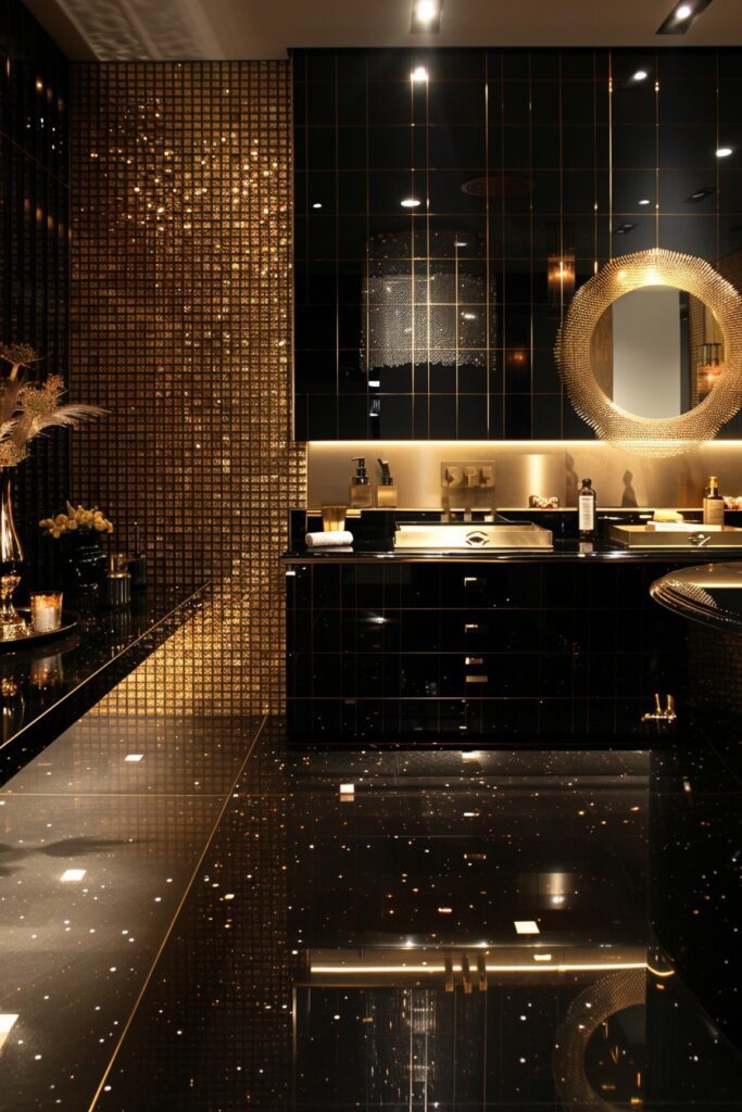 Opulent Black and Gold