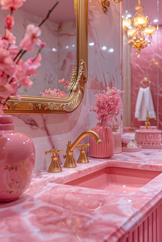 Pink and Gold Luxury