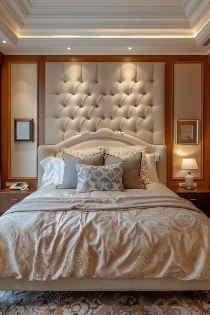 Plush Headboard Comfort