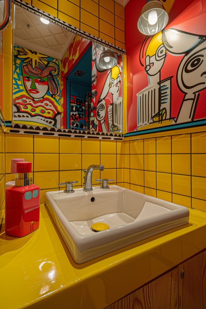 Yellow Bathroom Decor