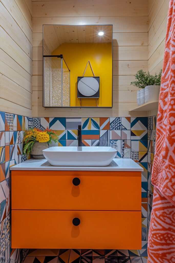 Retro Revival Bathroom