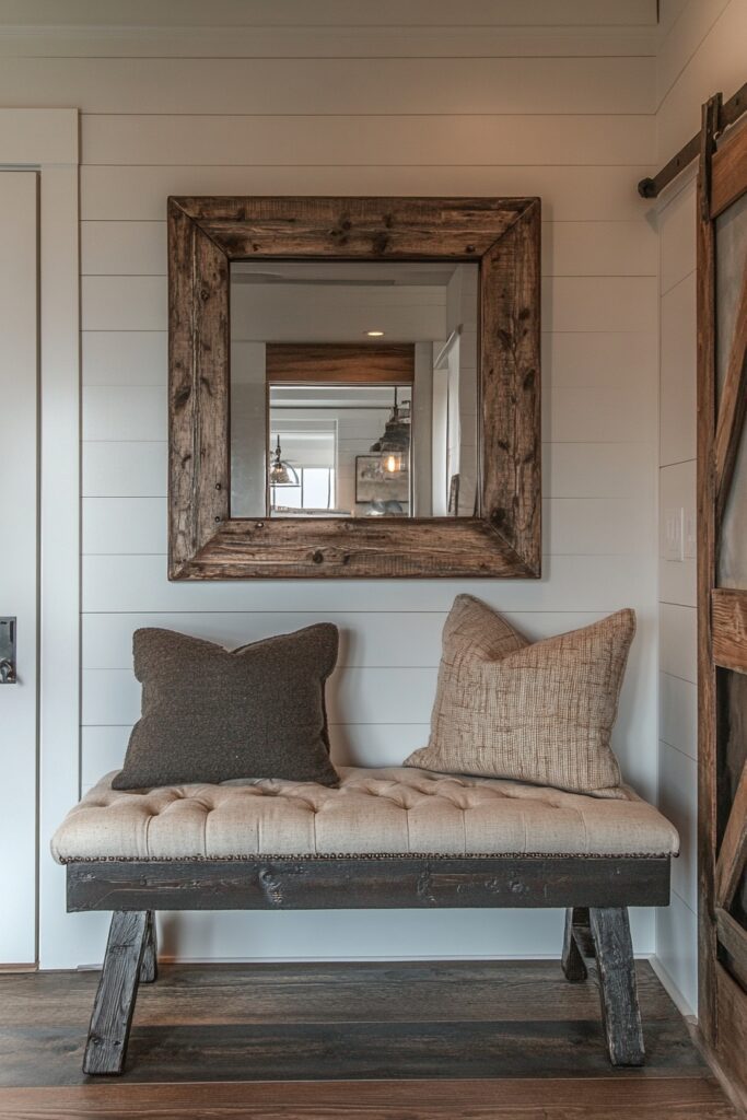 Rustic Mirror Accents