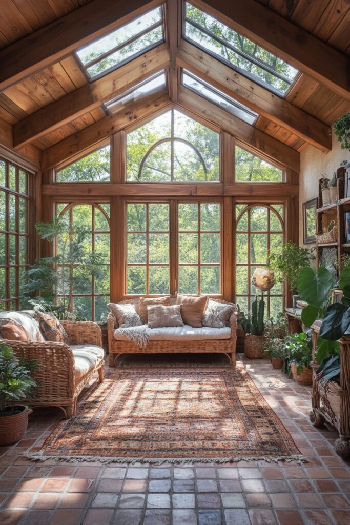 Rustic Sunroom