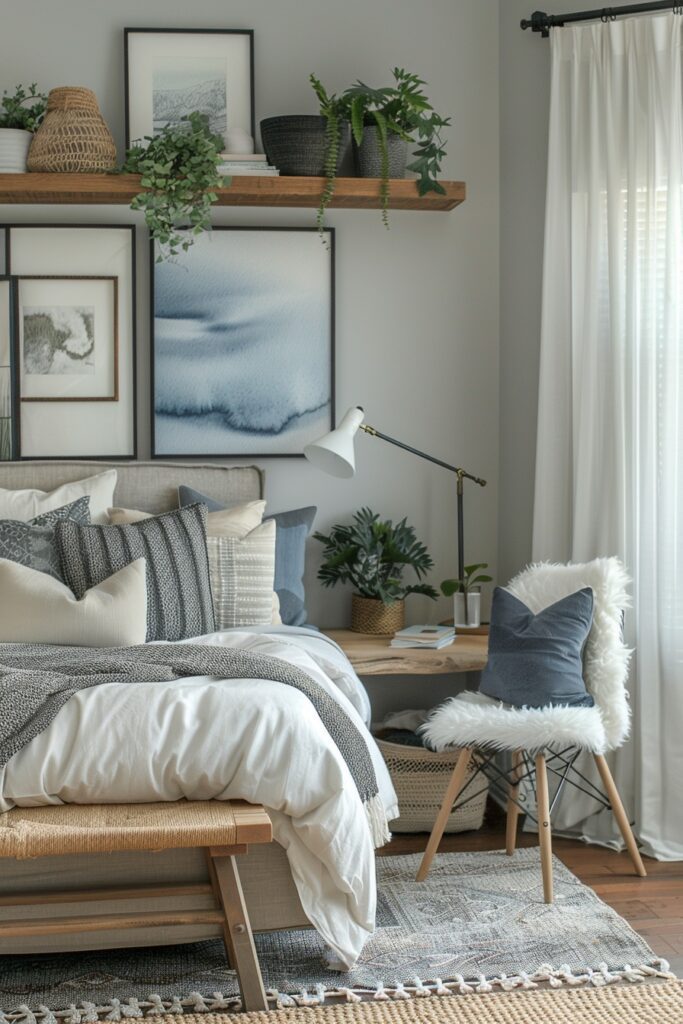 Scandinavian Simplicity Guest Room