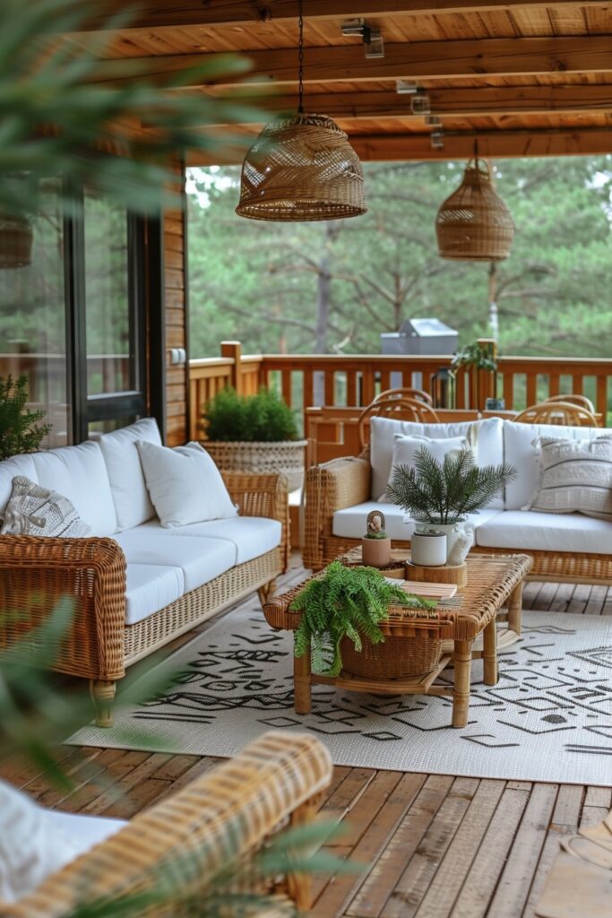 Sophisticated Scandi Boho Patio Concepts