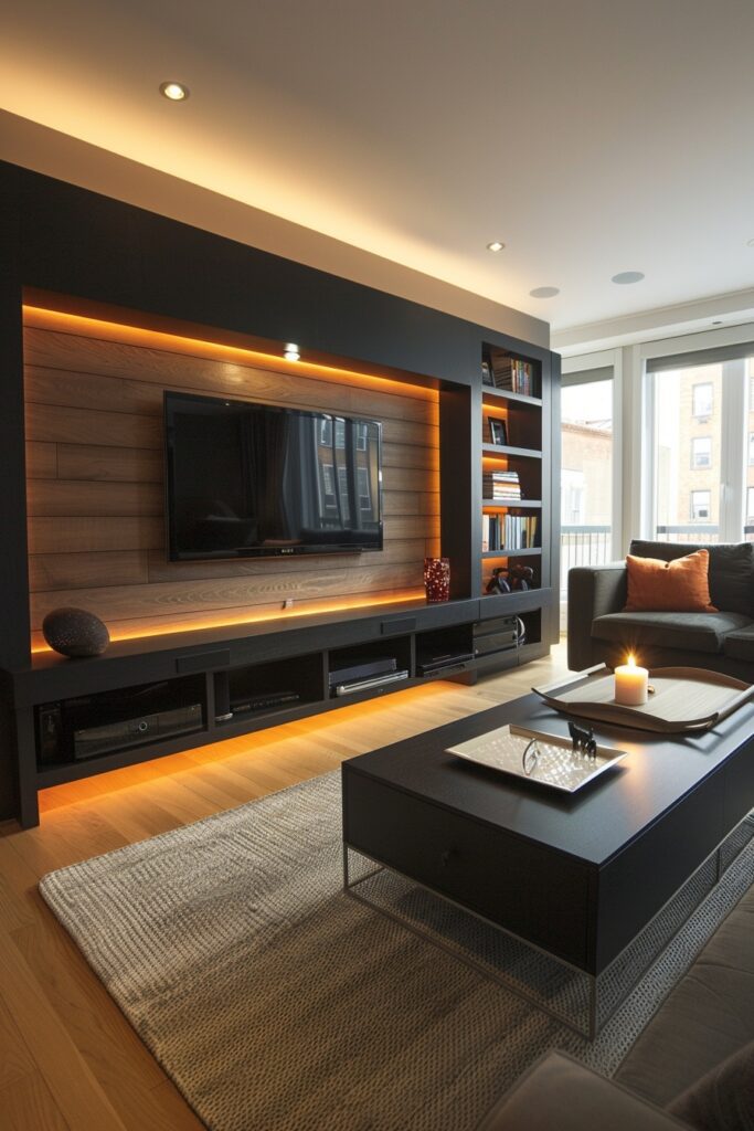 Streamlined Entertainment Centers for Small Apartments