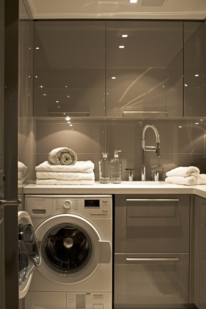 Streamlined Laundry Area