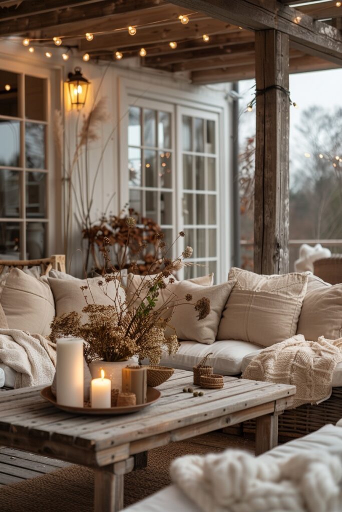 Warm Scandi Boho Patio Environments