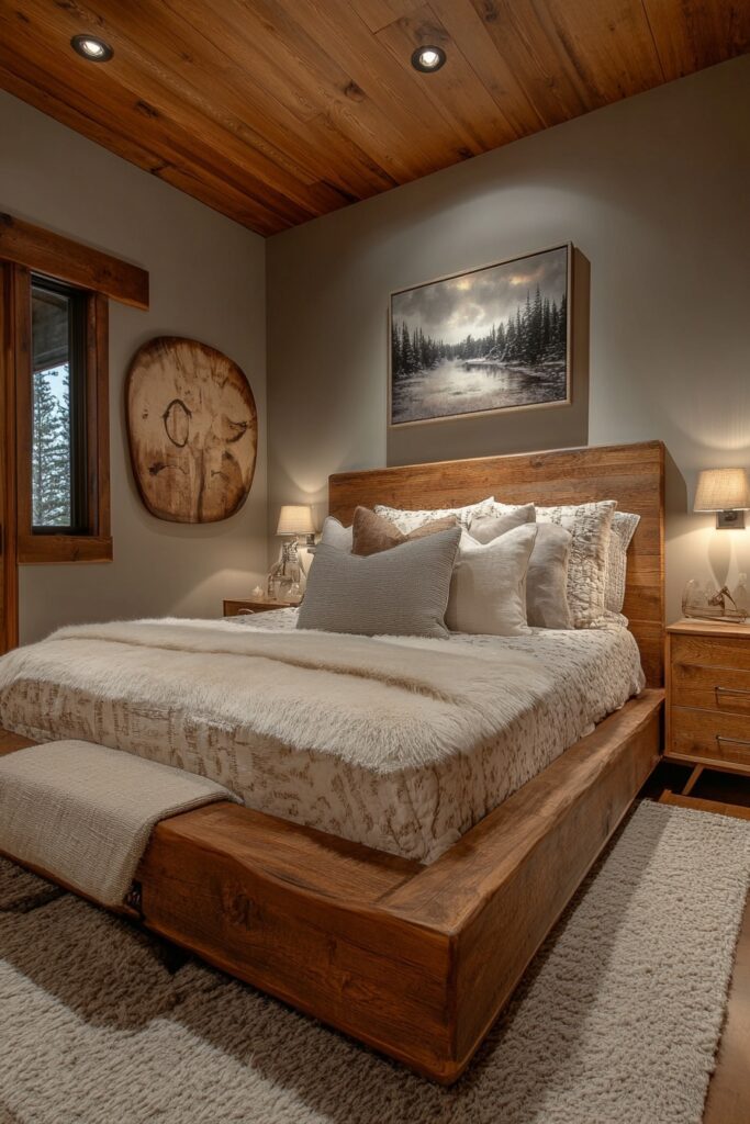 Warm Wood Bedroom